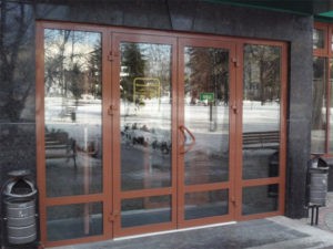 Алюминиевая дверь 900×2300 мм. GFTD50206